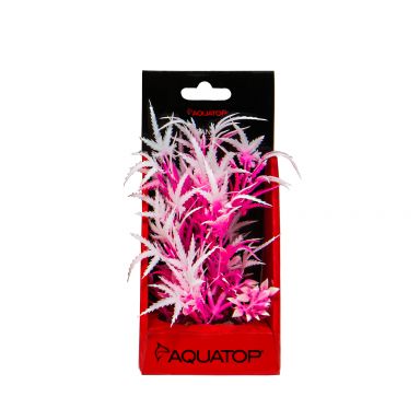 AQUATOP PD-FCPF10, Vibrant Fluorescent Cannabis Pink Frost Plant 10 inch